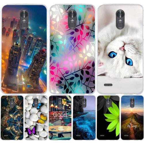 TPU Cases For LG Stylus 3 Case Silicone Floral Painted Bumper For LG Stylo 3 K10 Pro LS777 M400DK 5.7 inch Phone Cover Fundas