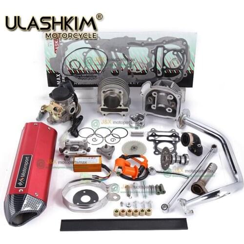 JIA Motor - add power 30% ,GY6 50/60/80 up GY6 100 Racing Camshaft CDI Muffler ,High Performance Exhaust ,Oil pump and