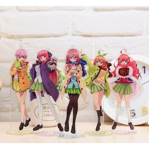 Anime The Quintessential Quintuplets Acrylic Stand Figure Charm Go-Toubun no Hanayome Nakano Miku Cosplay Cute Decor Gift