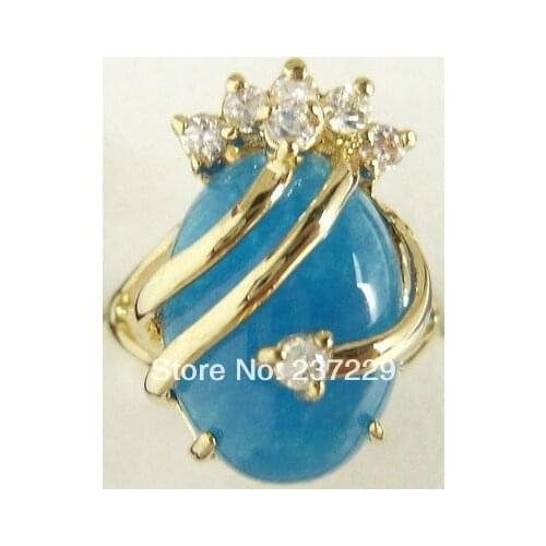 >>>@@ Wholesale price S ^^^^Beautiful NEW Blue stone Womens Ring 7 8 9