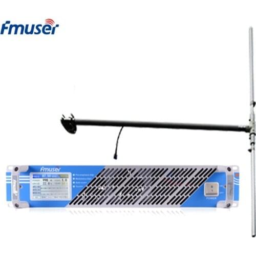 FMUSER FSN-150T 150W 100 Watt FM Transmitt Kit FM Radio Transmitter Broadcast+Dipole Antenna+20m Cable For FM Radio Station