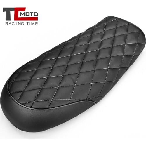 Motorcycle Black Hump Universal Seat Cafe Racer Vintage Saddle For Honda CG GN CB200 CB350 CB400SS CB500 CB750 SR400 SR500 XJ XS