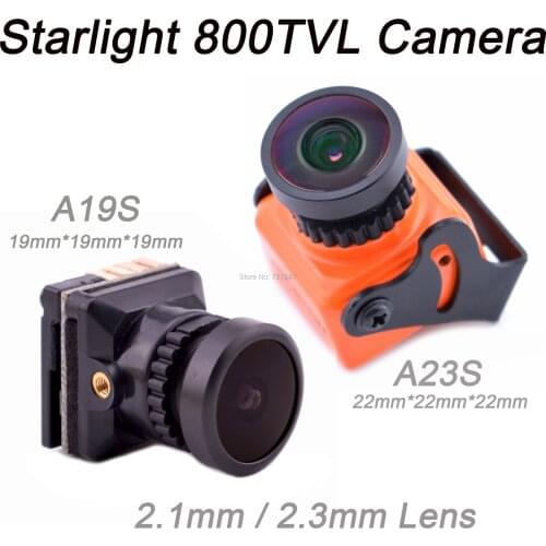 NEW Starlight 800TVL 1/1.8'' Level sensor OSD FPV camera NTSC/PAL Switchable 2.1mm / 2.3mm Lens FPV Camera for FPV Racing Drone