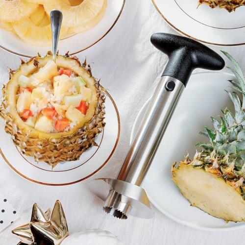 2021 New Easy Kitchen Tool Stainless Steel Pineapple Fruit Corer Slicer Cutter Peeler New