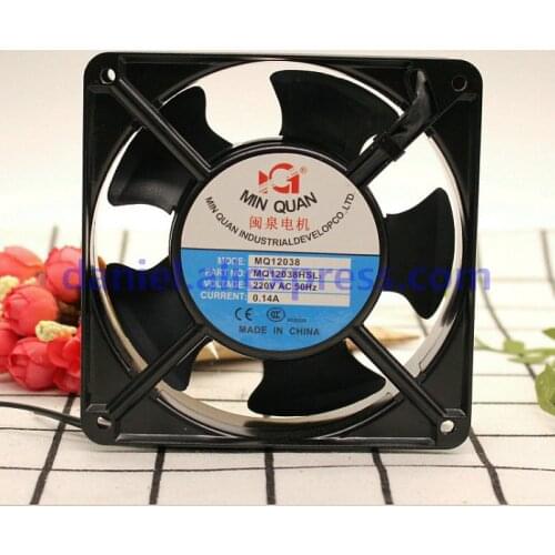 Brand new Min Quan Motor MQ12038HBL2 220V 12CM Axial Flow Fan Industrial Chamber Fan