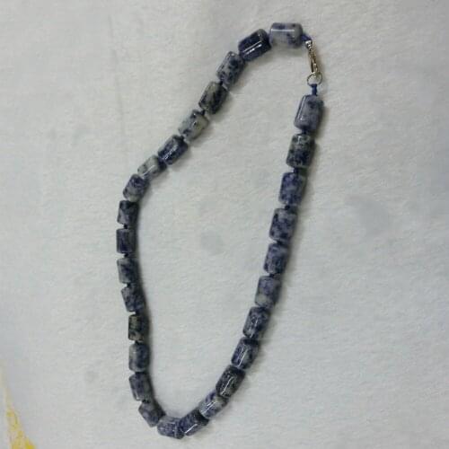 Wholesale 3pcs Bohemian Jewelry Natural Quartz Stone Sodalite Unakite Columns Stone Matching Necklace Women Beaded Necklace Free