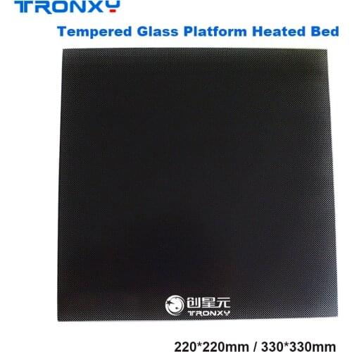 Original Supply 3D Tempered Glass Platform Heat bed Lattice Glass Plate Removable Platform Fiber Glass Plate for 3D Printer