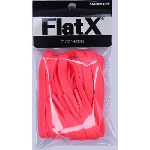 FlatX 8mm Watermelon Red/ Watermelon Red Metal Tips Shoelaces High Quality Professional Sneaker Laces Shoelace Lacet