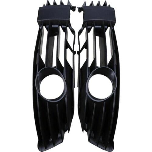 Front Bumper Fog Lamp Light Grilles Bezel 3B0853665L 3B0853666L For Passat B5.5 2001-2005 Car Accessories