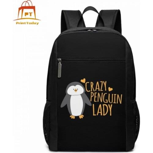 Penguin Backpack Penguin Backpacks Street High quality Bag Men - Women Student Trending Multifunction Bags