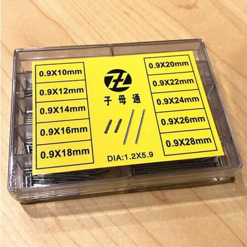 1 Set S/S Pins with Tubes for Watch Bracelet Strap Adjust Pin Bar Free Shipping