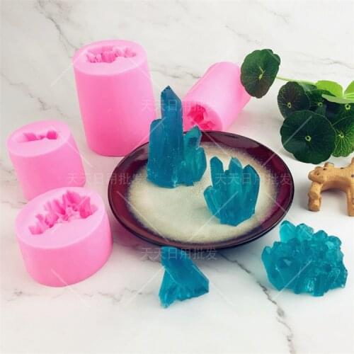 Iceberg And Coral Shaped Silicone Model Fondant Mold Chocolate Crystal Model Fondant Cake Decorating Tools