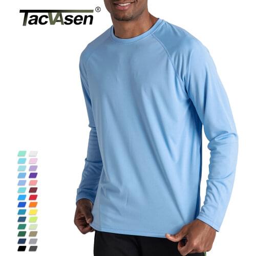 Мужские однотонные футболки TACVASEN China At AliExpress