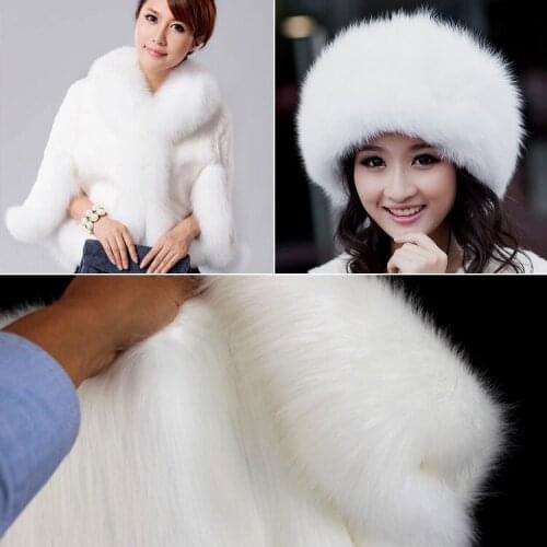 Wholesale quality faux-fur-fabric,5cm pile imitation fox fur fabric,fashion clothing hat material,150cm*50cm