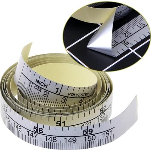 151cm Self Adhesive Metric Measure Tape Vinyl Ruler For Sewing Machine Sticker