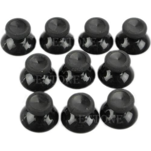 10Pcs Black Replacement Analog Thumbstick Thumb Stick for Xbox one Controller