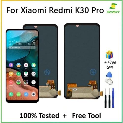 100% Test For Xiaomi Redmi K30 Pro LCD LCD Display Touch Screen Digitizer Assembly Replacement Parts + Tools