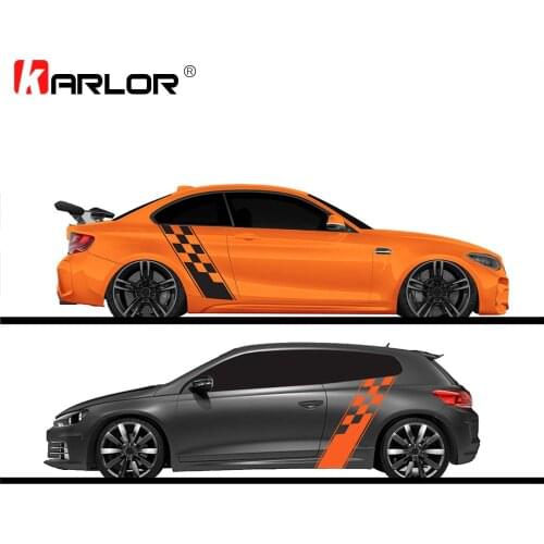 2pcs/lot 130x24cm Race Style Bumper Stickers Both Sides Stickers Car Wrap Vinyl Film Automobiles Products Goods Car Accessories