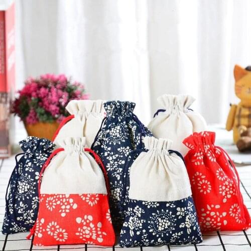 5pcs Small Drawstring Bag Travel Earphone Mobile Phone Jewelry Sundries Dustproof Storage Pouch Event Party Candy Gift Sack