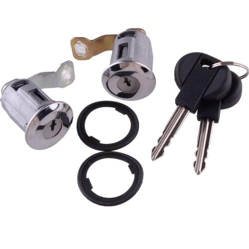 Car Rear Door Lock Set Barrel Keys 252522 Fit For Citroen Berlingo Xsara Peugeot Partner 1999 2000 2001 2002 2003 2004 2005