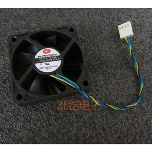 DC 12V 0.16A CHB6012CS-OA-P 4Wires PMW 6015 6CM Fan 60x60x15MM