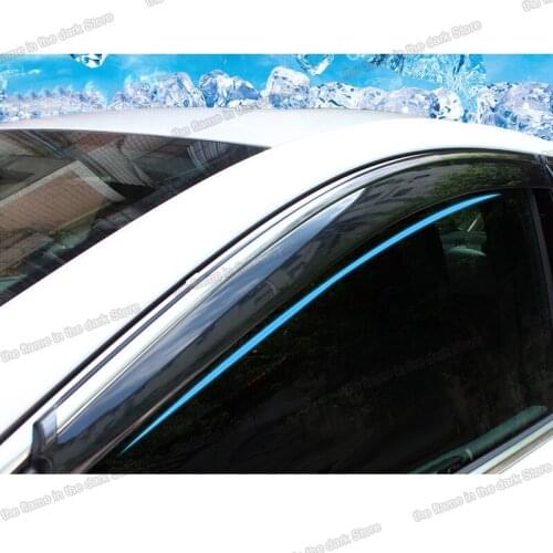 Lsrtw2017 Abs Car Window Rain Shield for Chevrolet Malibu 2012 2013 2014 2015 2016 2017 2018 2019 2020 Accessories Auto