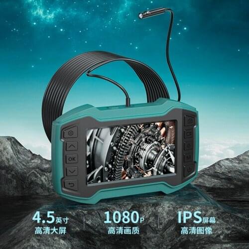 4.5 inch 8mm 2MP 1080P Dual Lens Endoscope Portable Inspection CMOS Borescope Digtal Microscope Otoscope Camera