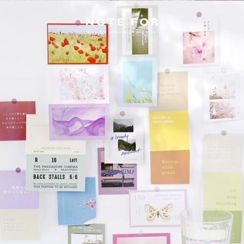 Aesthete Decorative Stickers Material Paper Sticker set Scrapbooking 30sheets Romantic And Artistic Stationery