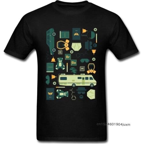 Breaking Bad T-shirt Men Summer Tops T Shirt O-Neck Fall 100% Cotton Short Sleeve TShirt for Men Casual Cartoon Fun Sweatshirts