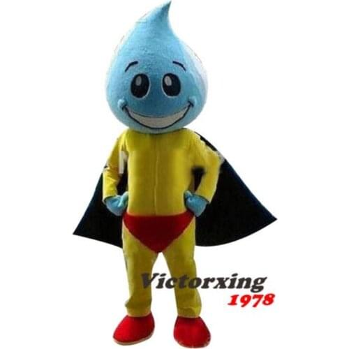 Colorful Water Droplet Mascot Costume Free Shipping Halloween Cosplay Furry Party Game Fursuit Cartoon Dress Outfits Carnival