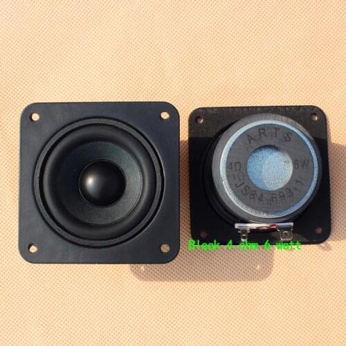 1pcs 2"inch 64mm 4ohm 6W full range speaker Loudspeaker Media Audio PU edge