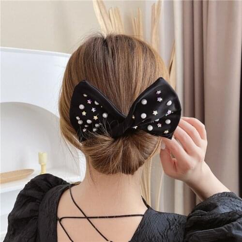 2021 New Women Elegant Franch Style Bun Quick Setting Strip Tools Headband Hair Hold Hairband Hairpins Fashion Hair Accessories