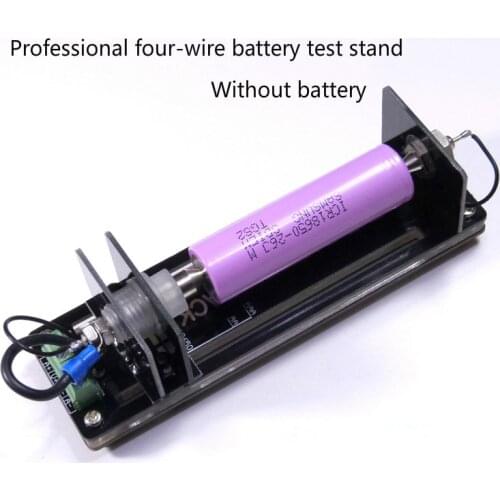 Professional Four Wire Battery Test Stand Test Bench Battery Clamp Seat Suitable for AAA Battery No.186505