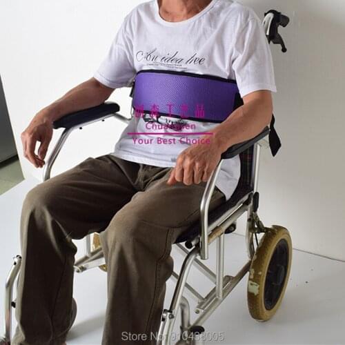 Wheelchair Mobility Safety Belt Fixed Seat Belts,Elderly Belt Constrained Bands With Adjustable Straps For Bed Wheelchair Safety