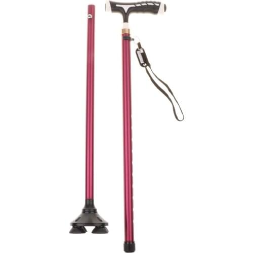 Telescopic 2-Section Trekking Poles Walking Hiking Sticks With Plastic Grip