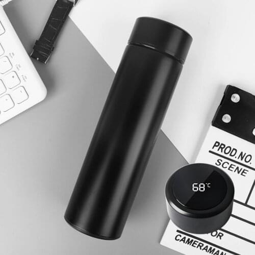 ZK30 500ml Waterproof Thermo Mug Insulated Vacuum Flask Smart Stainless Steel Thermal Bottle With LED Temperature Display Screen