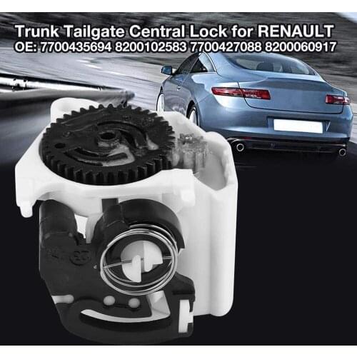 Trunk Tailgate Central Lock Locking Actuator Compatible with Renault Clio 2 Megane Twingo Scenic