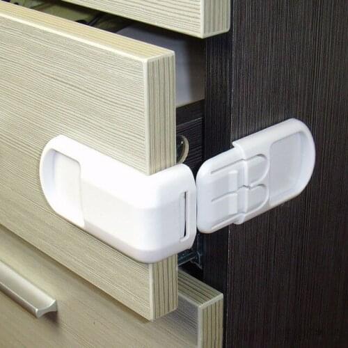 1 Pc Drawer Lock Baby Safety Cabinet Cupboard Locks Prevent Open Cabinet Locks & Straps Infant Baby Protection