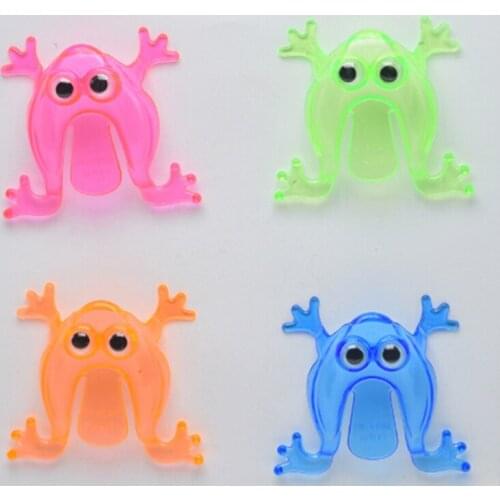 10pcs Action Figure Kids Toy Jumping Frogs Novelty Assorted Hoppers Game Kids Party Birthday Party Education Toys For Children