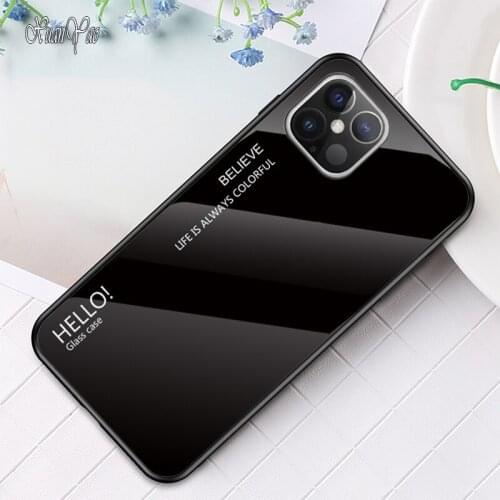 11 12 Pro Max Case XUANYAO Cover For iPhone 12 Mini X Xs Max Xr SE 2 Case Silicone Frame Coque For iPhone 8 7 6S Case Glass Hard