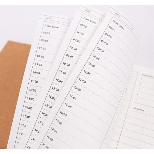 2pcs Daily TO-DO List Time Management Manual Notebook Planner Plan Planning Book with 50 Sheets Memo Pad for Home Office School
