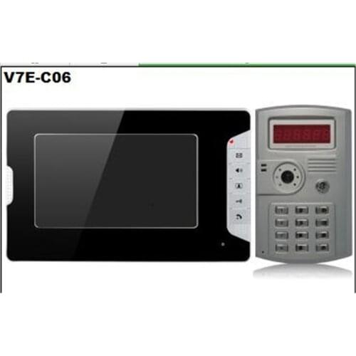 7 Inch Wired Two Way Intercom ID Card Password Access Control System