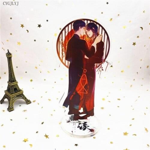 Anime Keychain For Women Men Arcylic Stand Model Plate Desk Decor Cute Shaking Acrylic Standing Sign Toys For Students Gifts