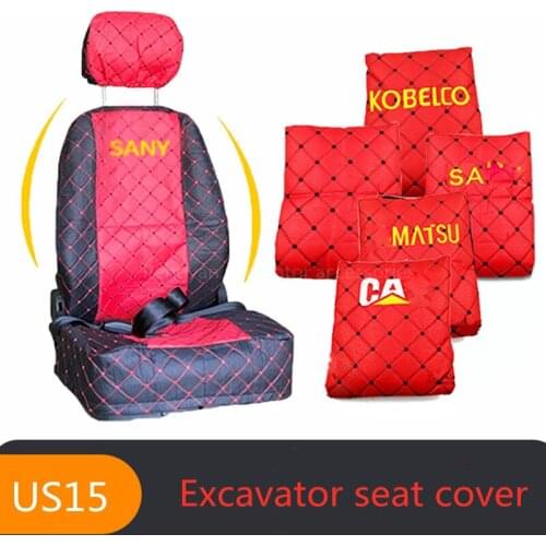 Seat Cover Caval Excavator Parts for Komatsu Hitachi Sumitomo Kamiko Sany Liugong Hyundai Temporary Seat Cover Cushion