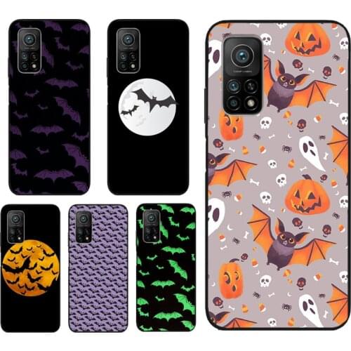 Halloween Vampire Bats Case For POCO M3 Pro F3 X3 Pro Cover For Xiaomi Mi11 11Lite 11Pro Mi 10T Pro Note 10 Lite