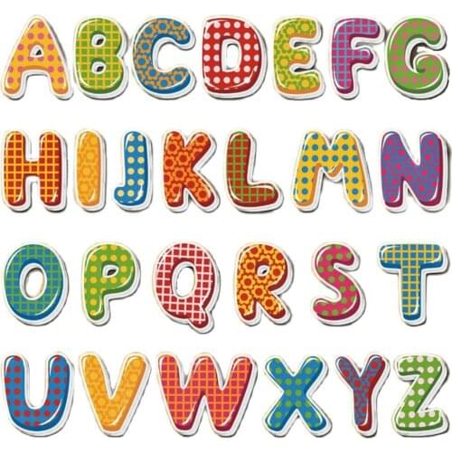 Fridge Magnets for Kids Alphabet English Lettters Numbers Home Decor Refrigerator Magnets Educational Toy Gift