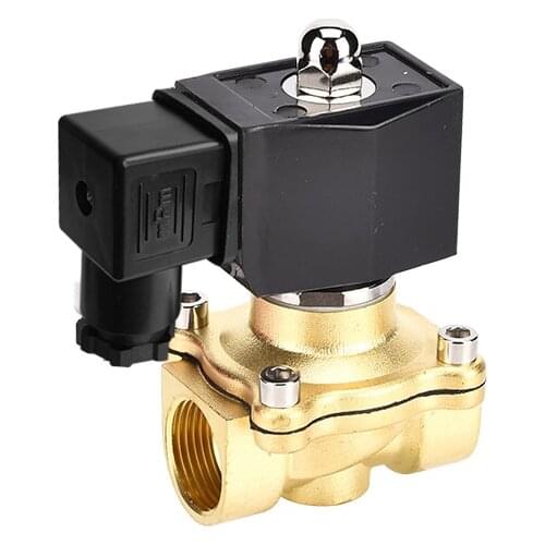 DN20 Brass IP65 Waterproof Liquid Solenoid Valve Normally Closed Normally Open Solenoid Valve