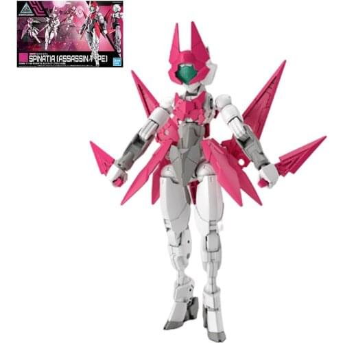 BANDAI 30 Minute Mission Spinatia Assassin Type EXM-E7A Assembly Toy Kids Robot Model Anime Accessories Action Figure Collection
