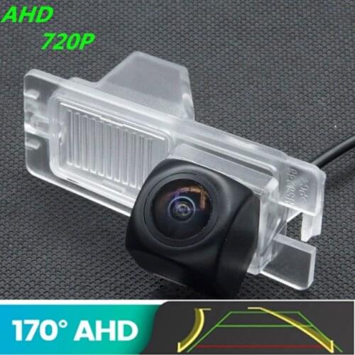 AHD 720P Trajectory Fisheye Car Rear View Camera For Ssangyong Rexton Kyron Korando Actyon Stavic Vehicle Carmera