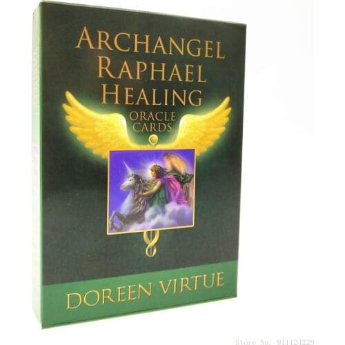 Archangel Raphael Healing Oracle Cards Board Game Divination Tarot Table Cards Playing Card Holiday Tarot